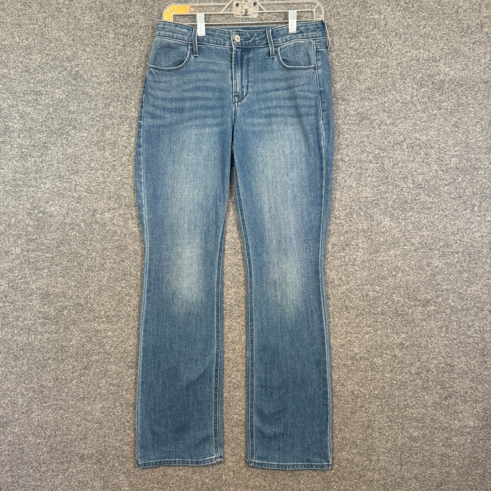 Old Navy Jeans Womens 6 Blue Mid Rise Wow Boot Cut Casual Medium Wash Stretch